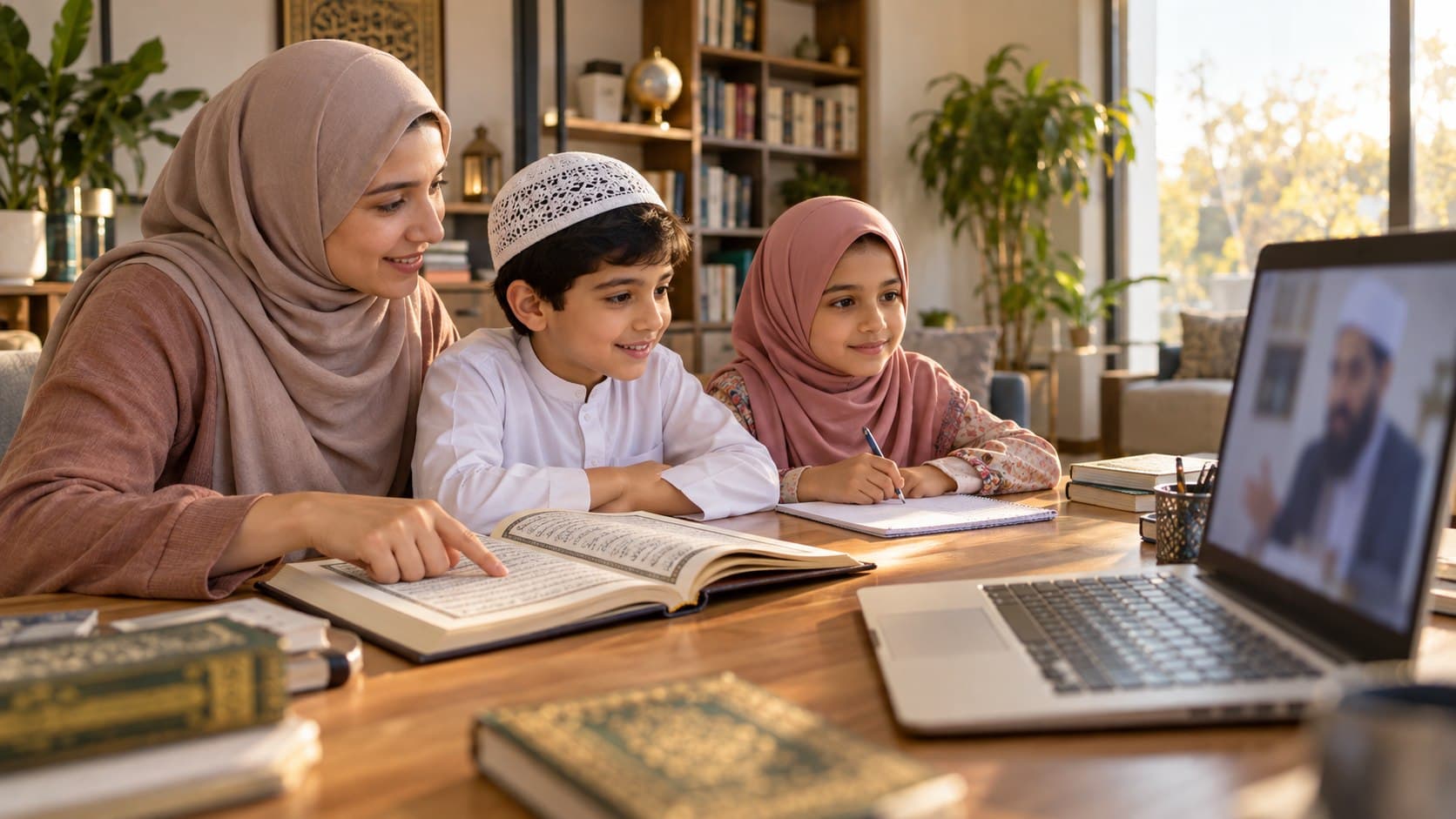 Iqra Quran Center dedicated online teaching environment with certified Quran scholars